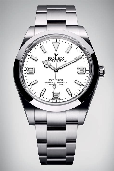 rolex explorer 1 bianco|rolex explorer 2021.